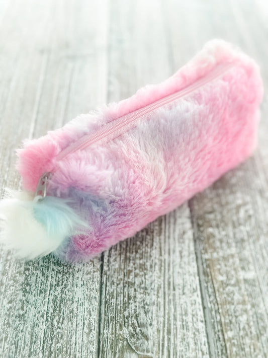 Tie Dye Pink Pencil Pouch