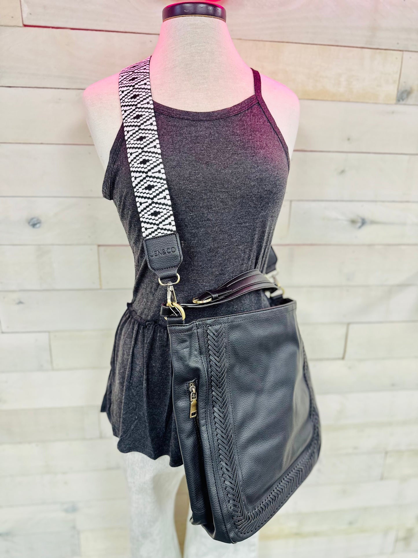 Aris Hobo/Crossbody - Black