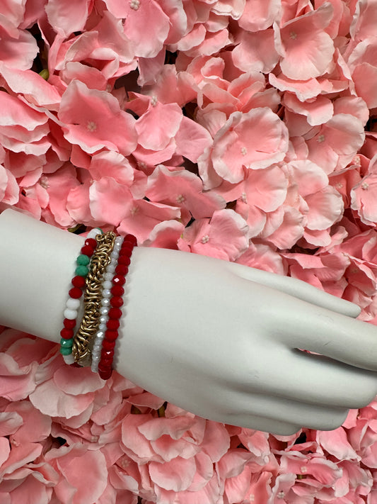 North Pole Sparkle Bracelet Set