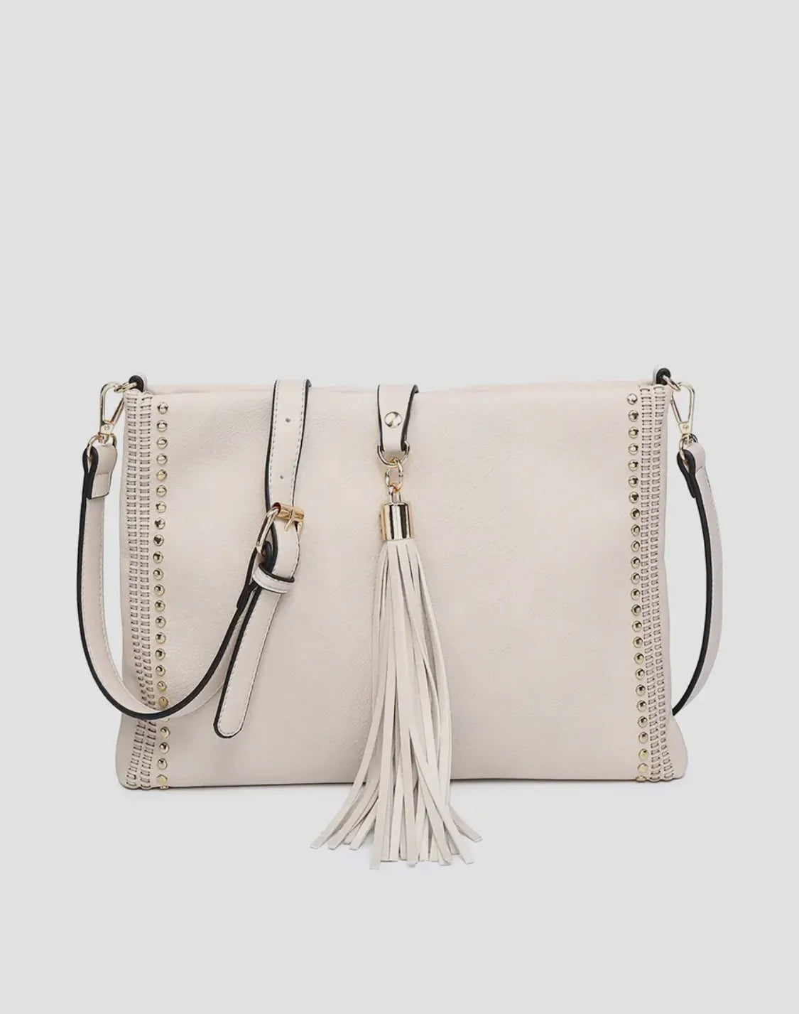 The Marie Crossbody- Light Greige