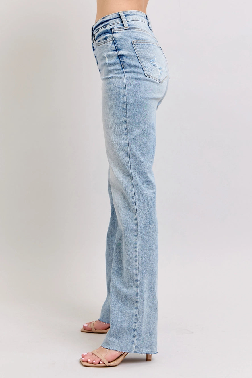 Judy Blue The Kallie MR Light Wash Jeans