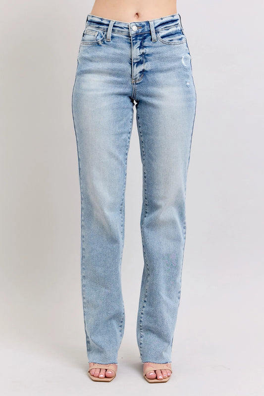 Judy Blue The Kallie MR Light Wash Jeans
