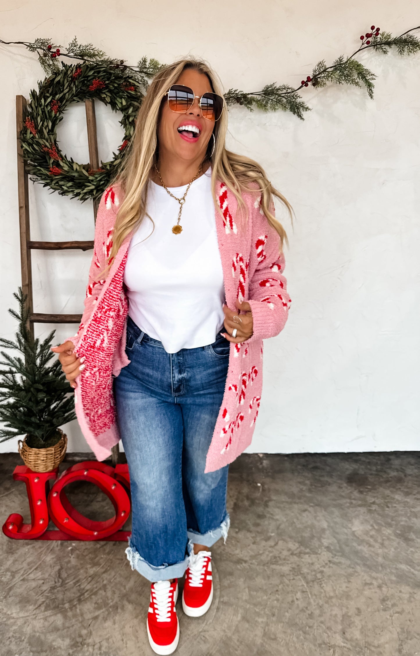 Candy Cane Cloud Cardigan