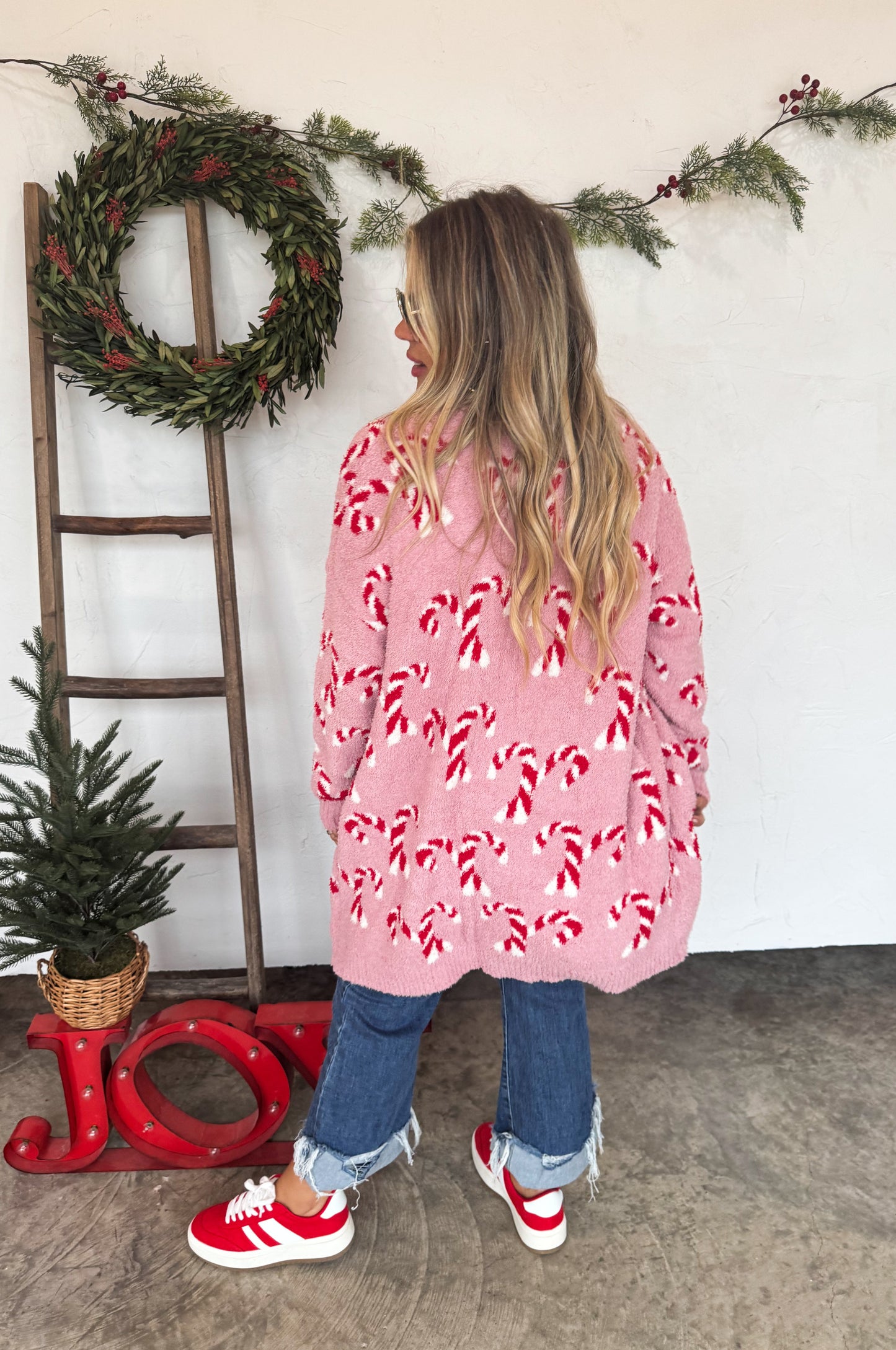 Candy Cane Cloud Cardigan