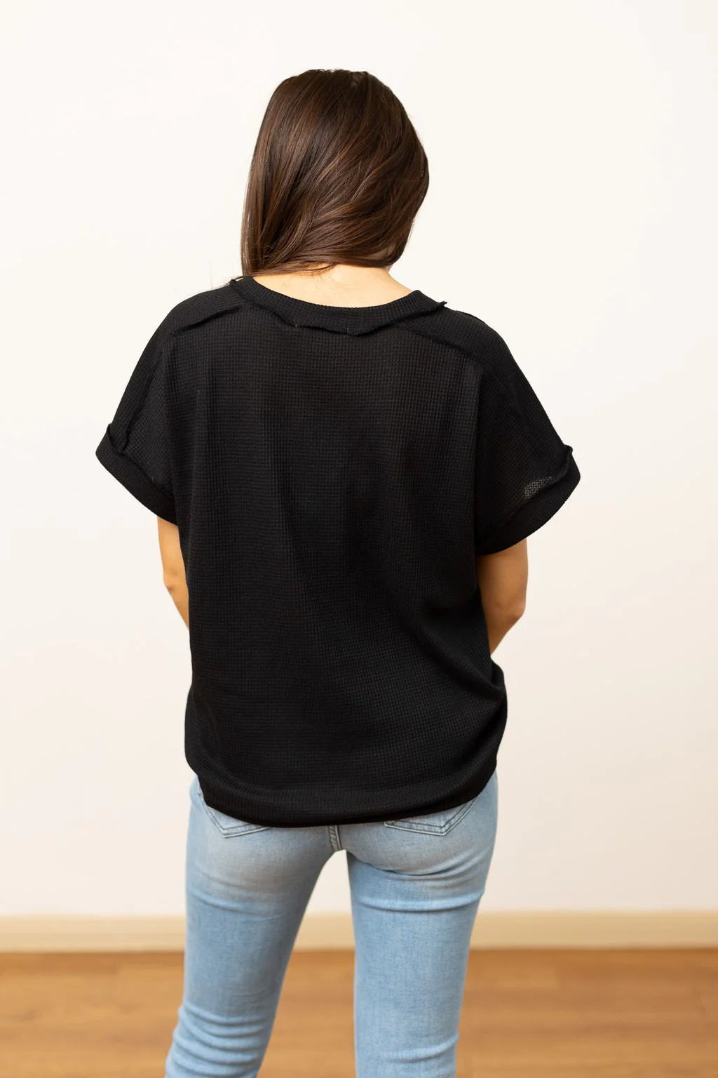 Lucy Waffle Knit Top