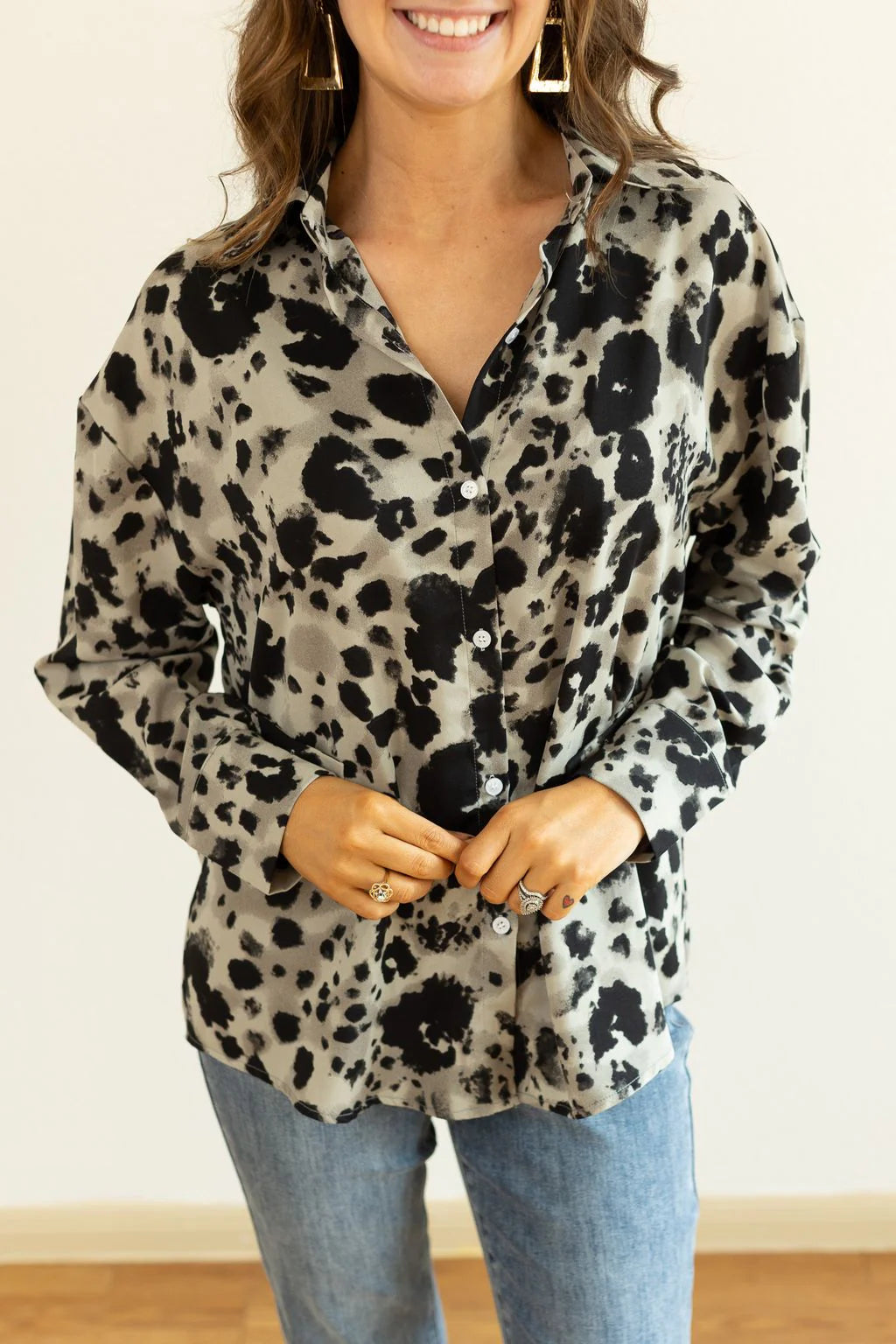 The Kathryn- Grey Leopard