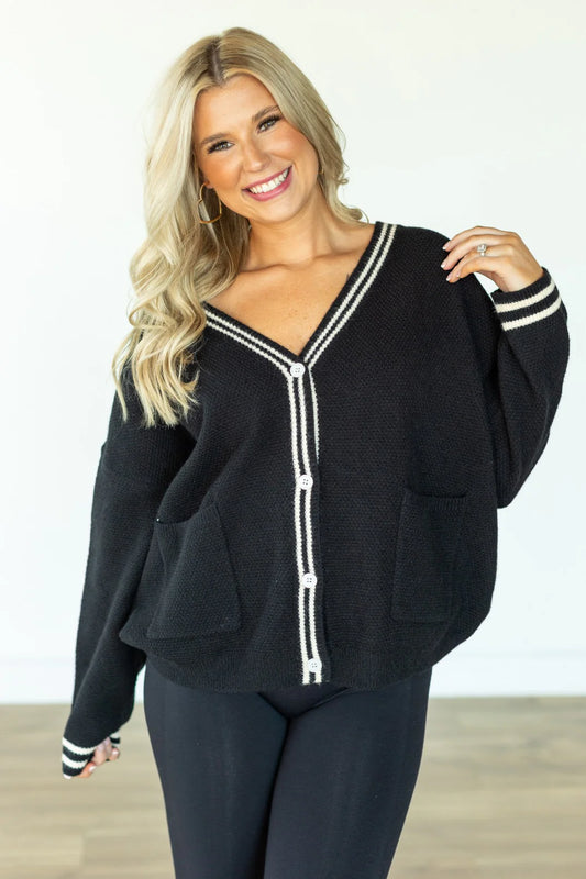 Grace's Go To Cardi- Black
