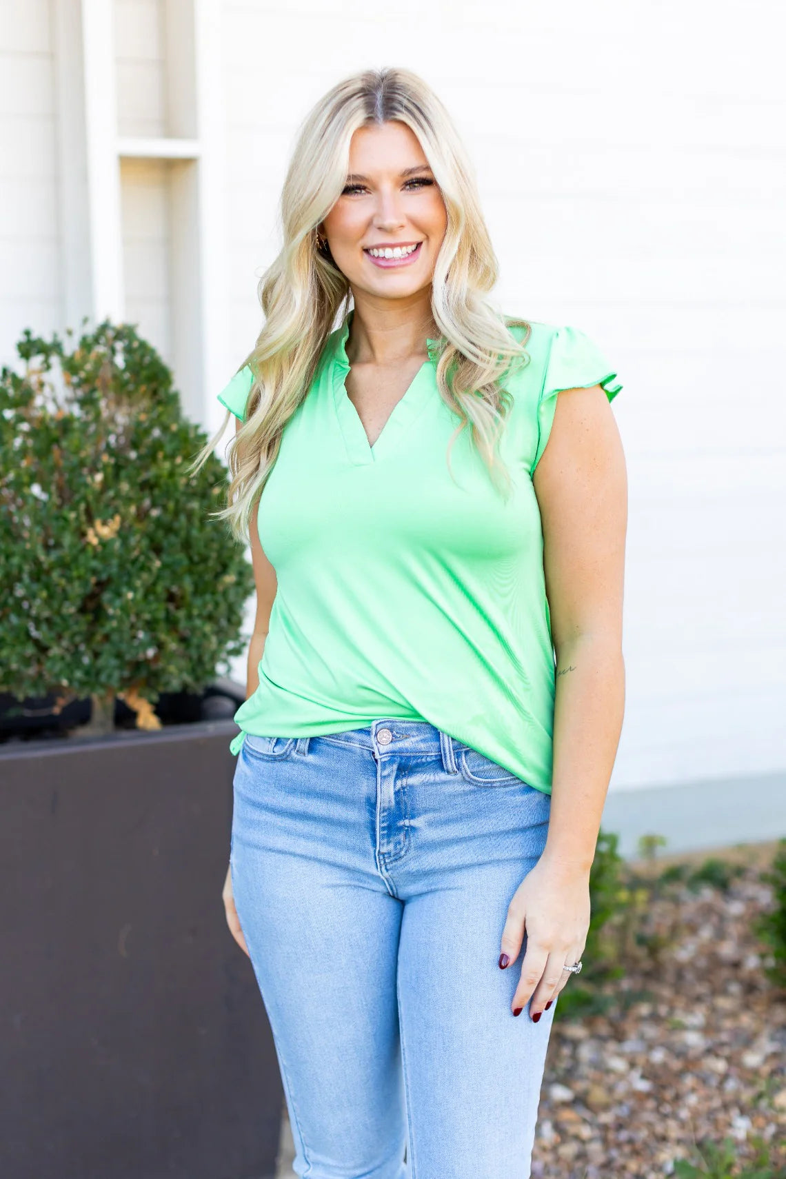 The Nicole V-Neck Top