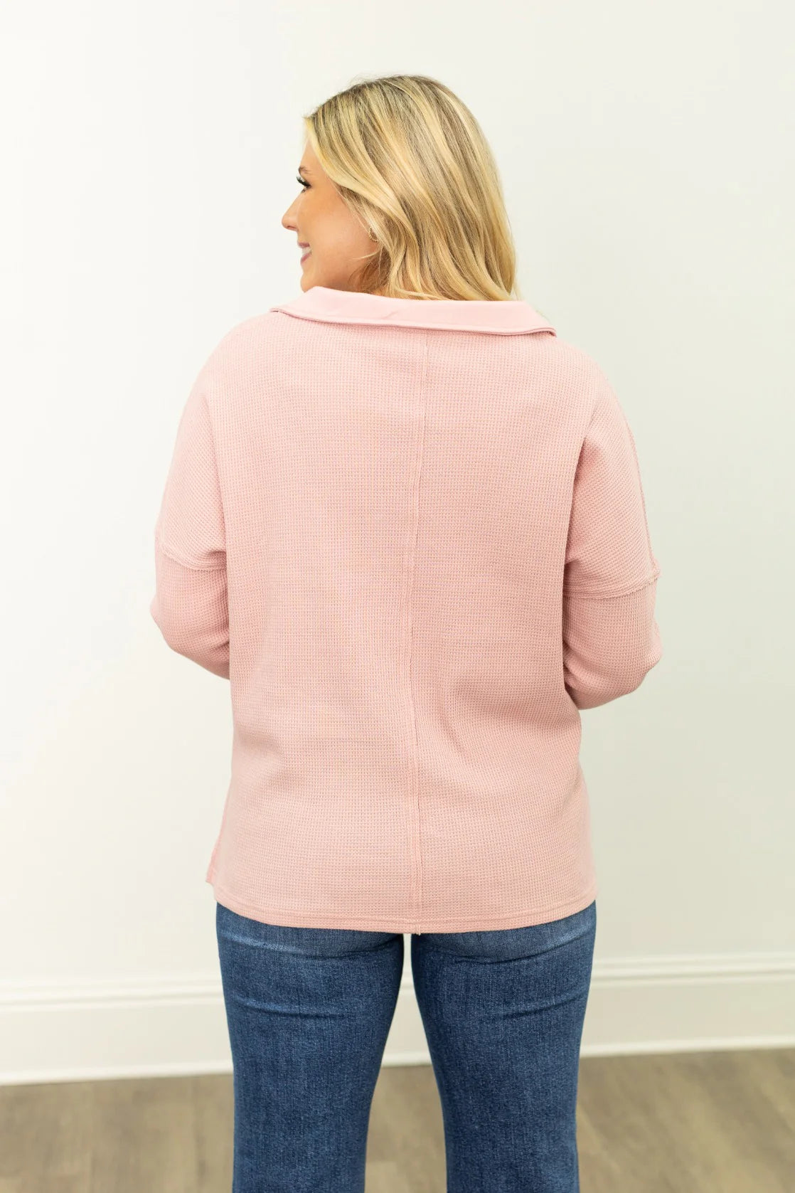 Cozy Grace Blush Pullover