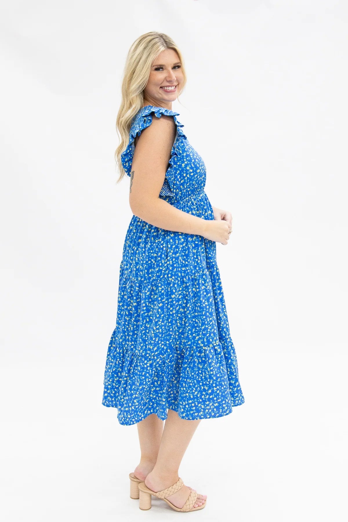 Bluebell Breeze Midi Dress