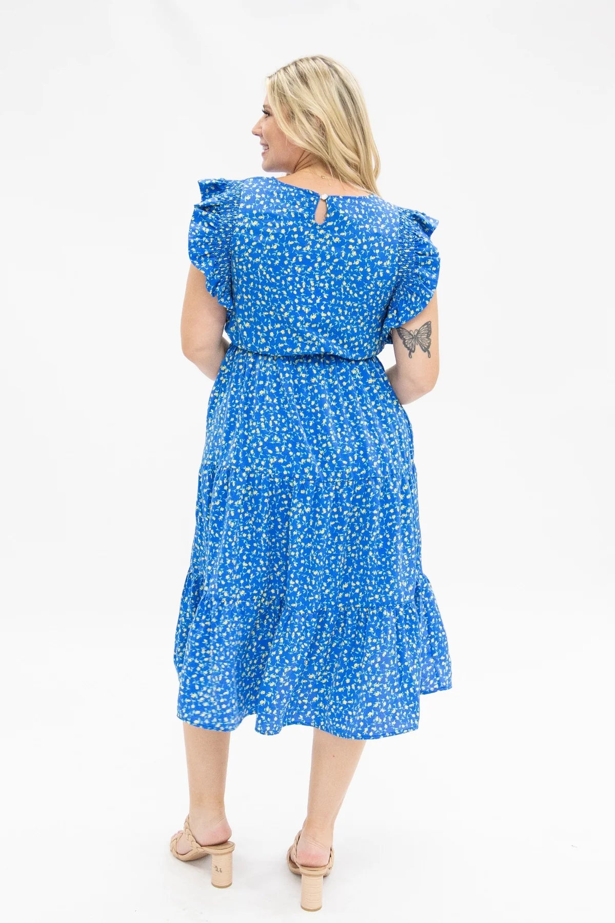 Bluebell Breeze Midi Dress