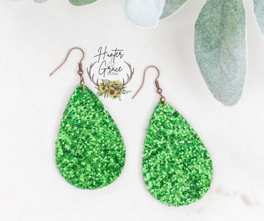 The Party Starters Earrings- Green