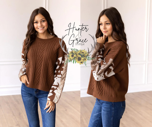 Festive Fawn Sweater