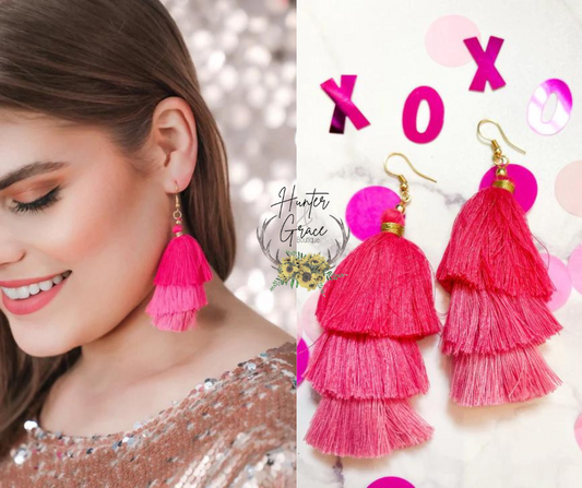 PS I Love You Tassel Earrings