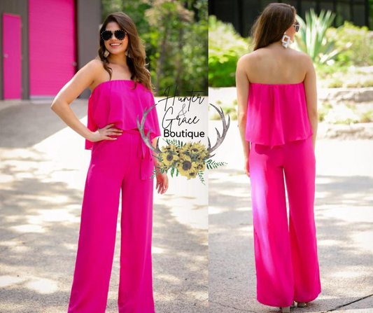 Catalina Pocketed Ruffle Jumpsuit