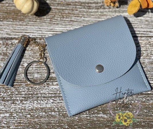 The Alexis Wallet Keychain- BLUE