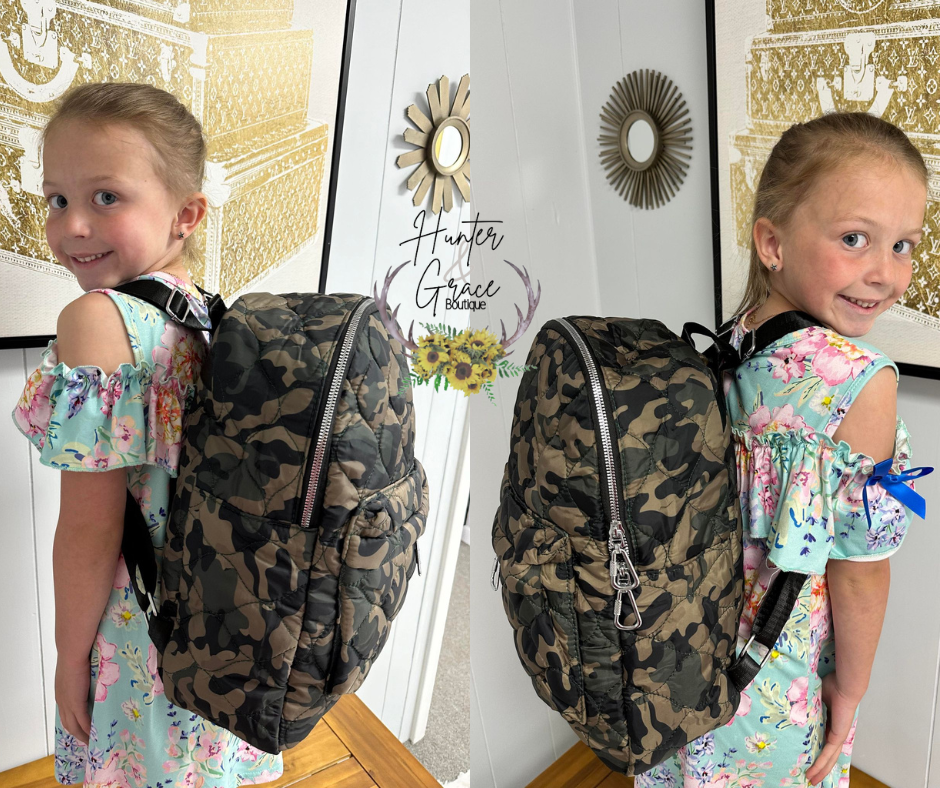 Puff Metallic Camo Backpack