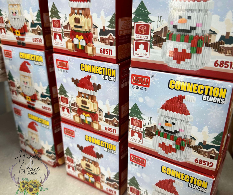 Christmas Building Blocks Stocking Stuffer- 3 Options