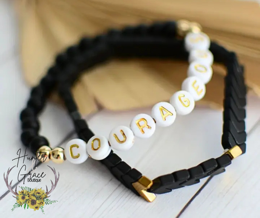 Courageous Beaded Bracelet