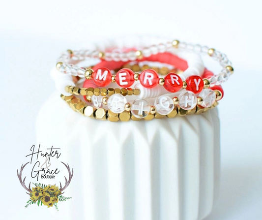 Merry and Bright Bracelet Set