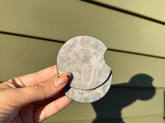 Light Camo Car Coaster Set