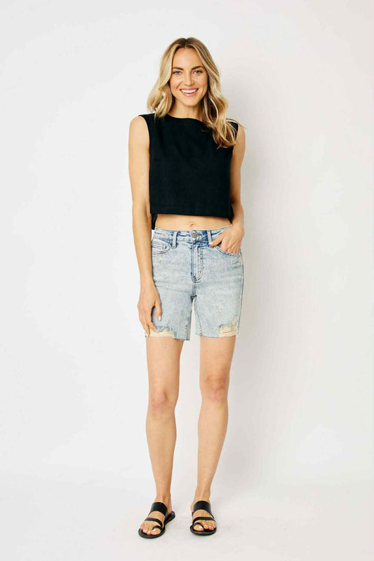 Judy Blue HW Boyfriend Shorts