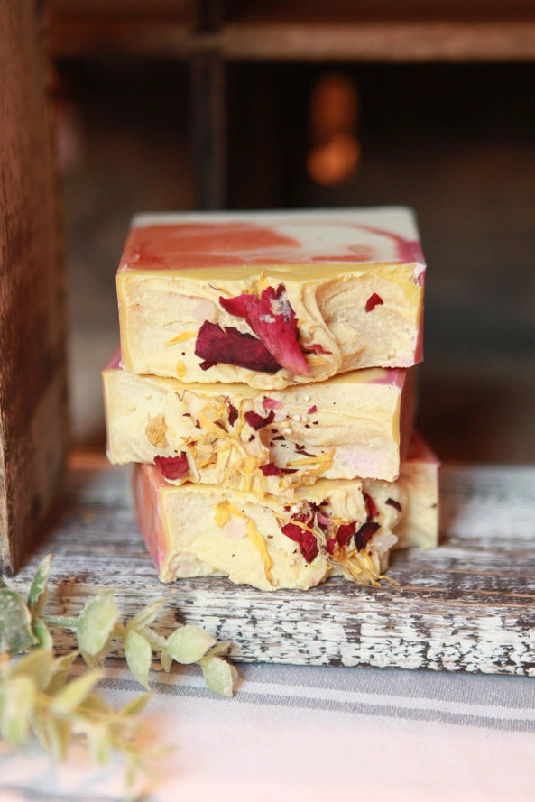 Citrus Energy Artisan Bar Soap, Luxury Shea Butter