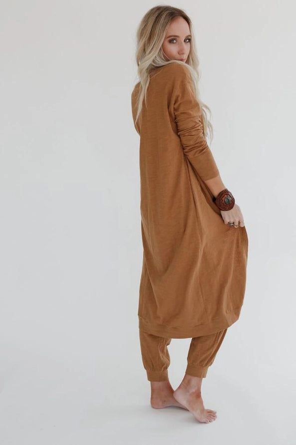 The Coffee Run Cardigan Set