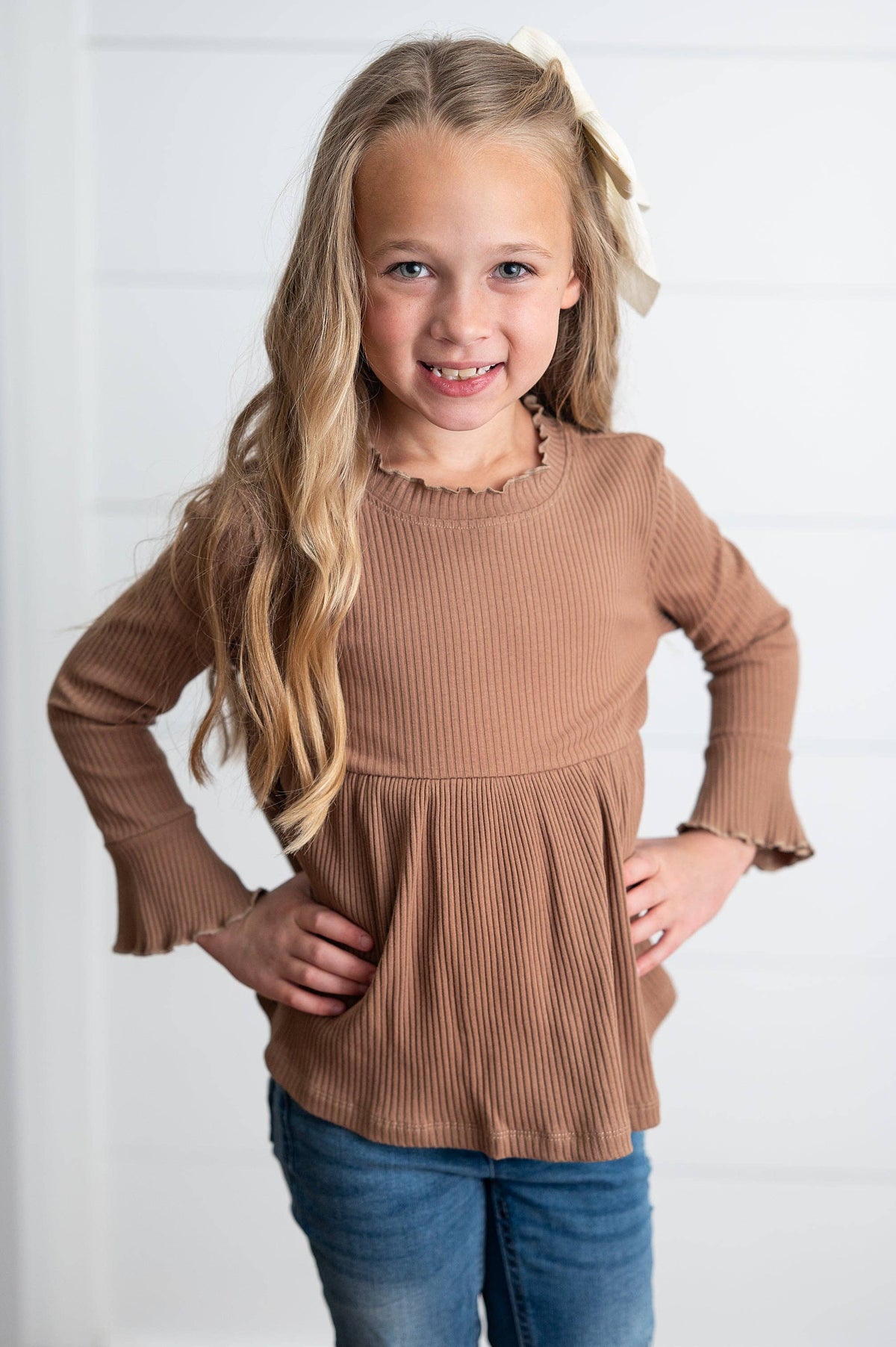 Little Latte Ribbed Tunic