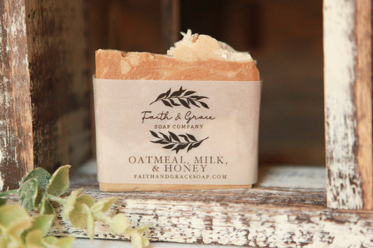 Oatmeal, Goats Milk & Honey Artisan Soap