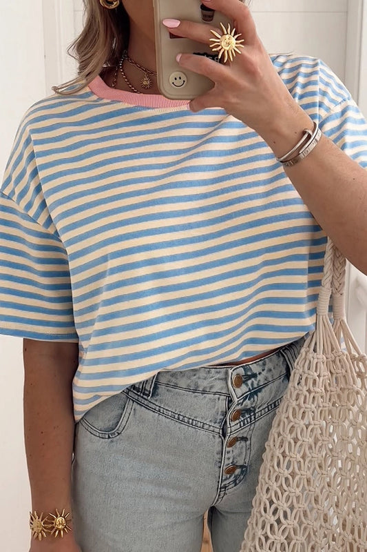 Coastal Breeze Striped Top