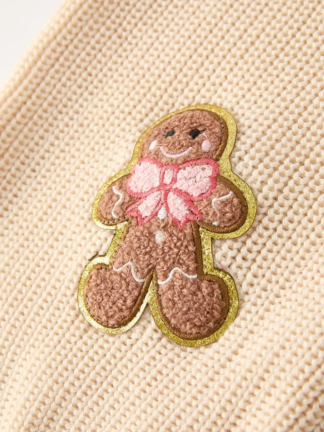 Gingerbread Girl's Pullover Sweater