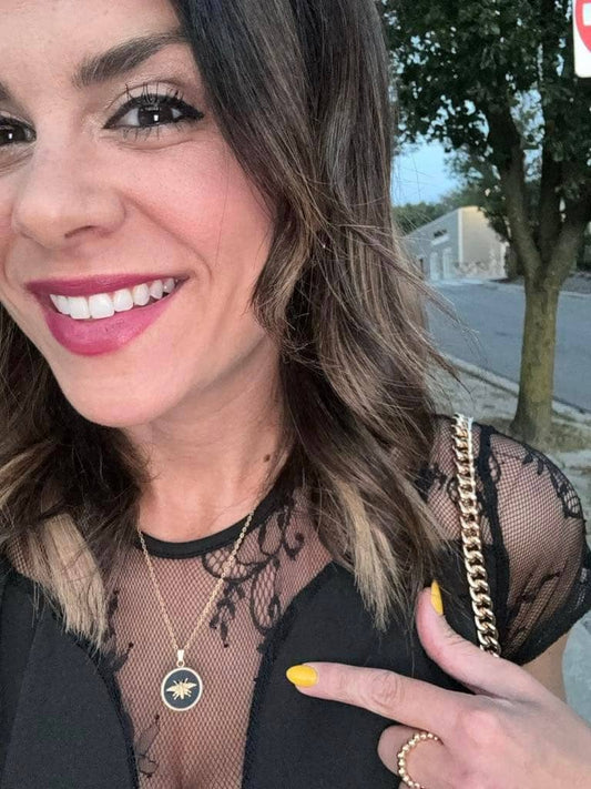 Just Bee Necklace: Black