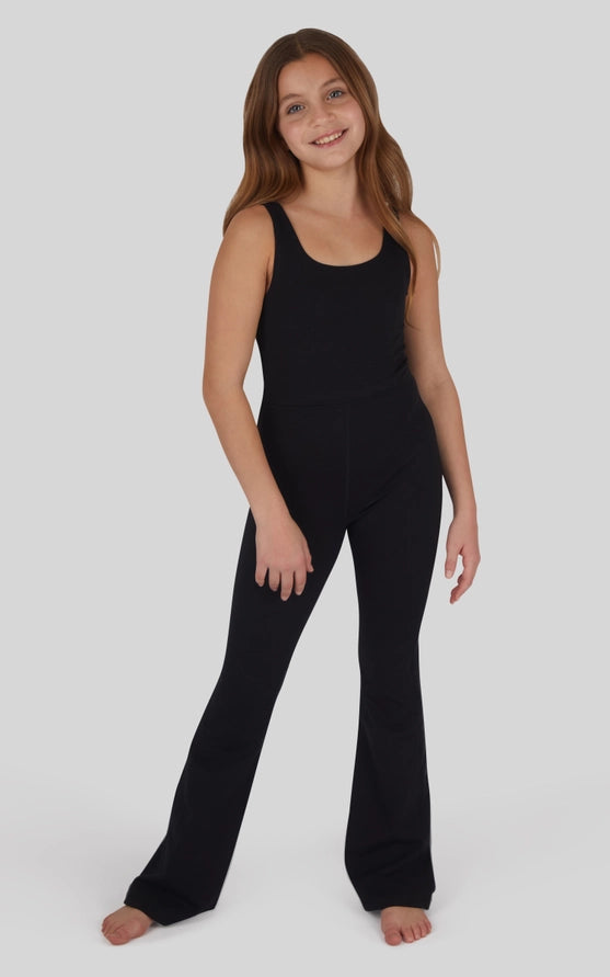 Girls Lux Core Flared Leg Romper