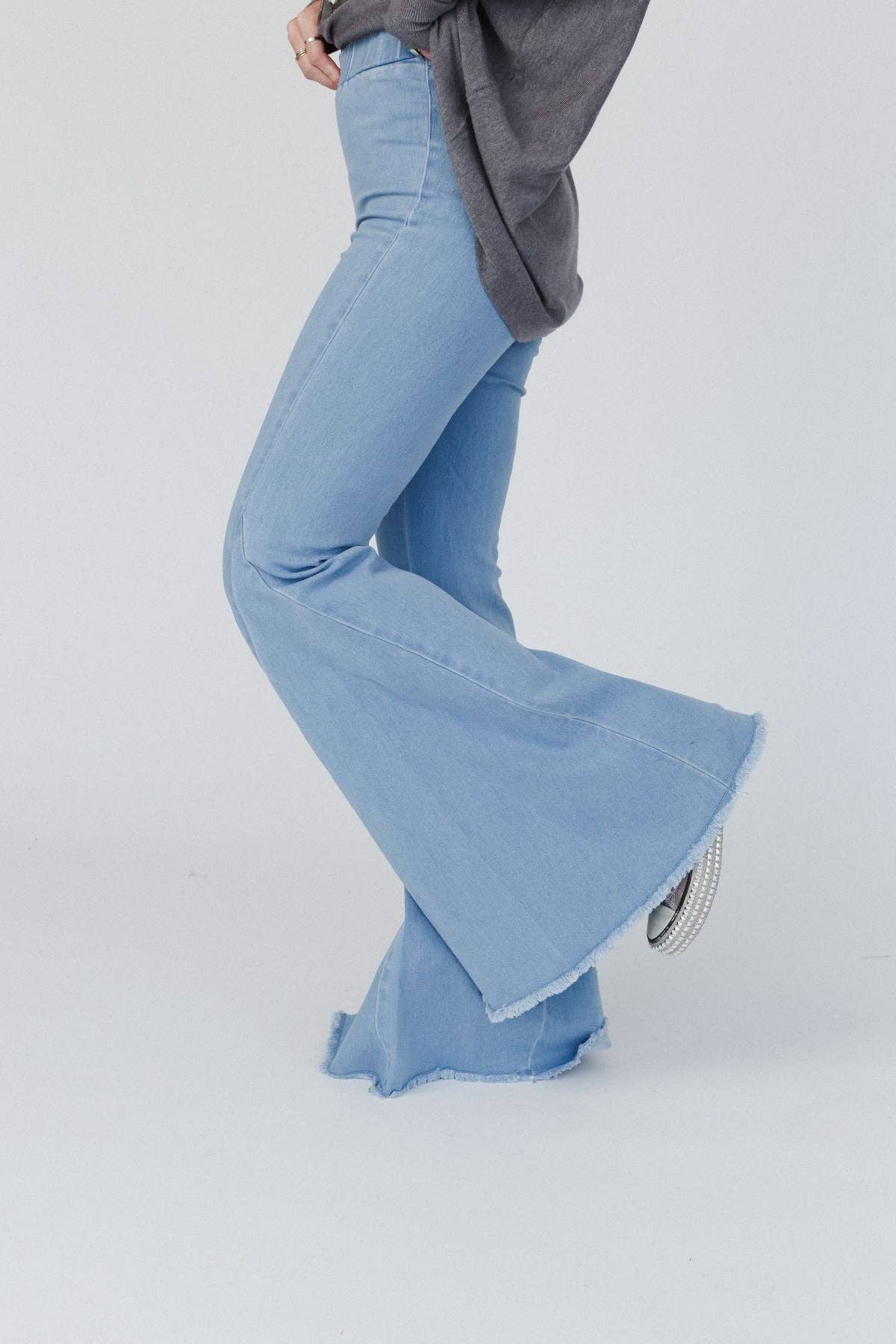 The Signature Western Flare - Light Denim