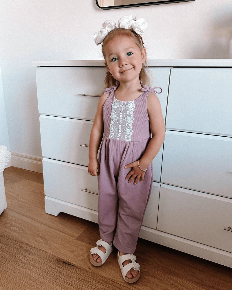 Clementine Jumpsuit - Dusty Lavender