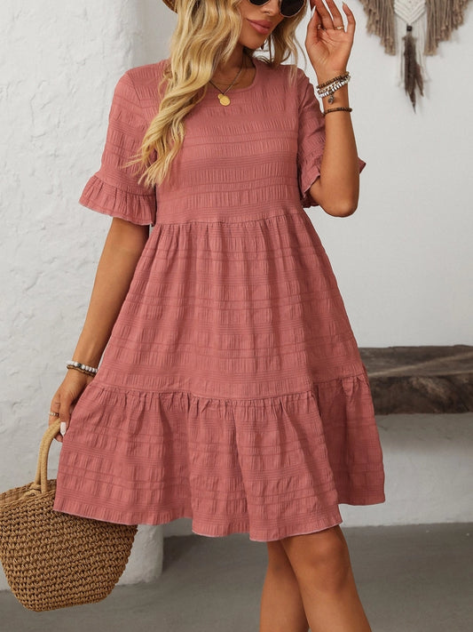 Meadow Grace Smocked Midi Dress