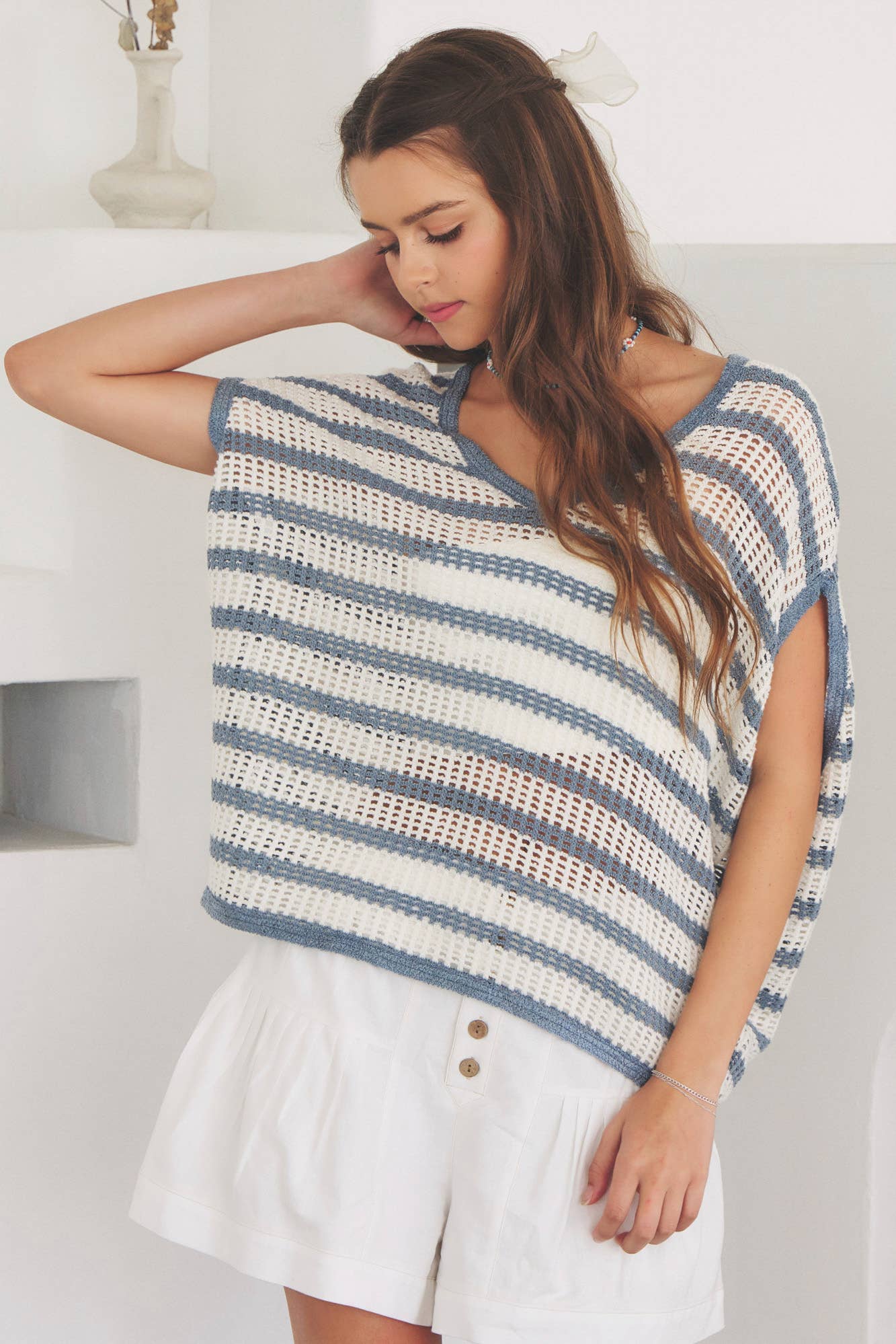 Blue Skies Knit Pullover