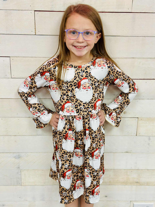 Leopard Santa Dress