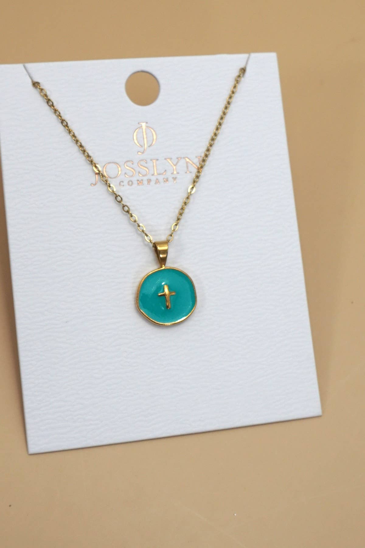 Turquoise Cross Necklace