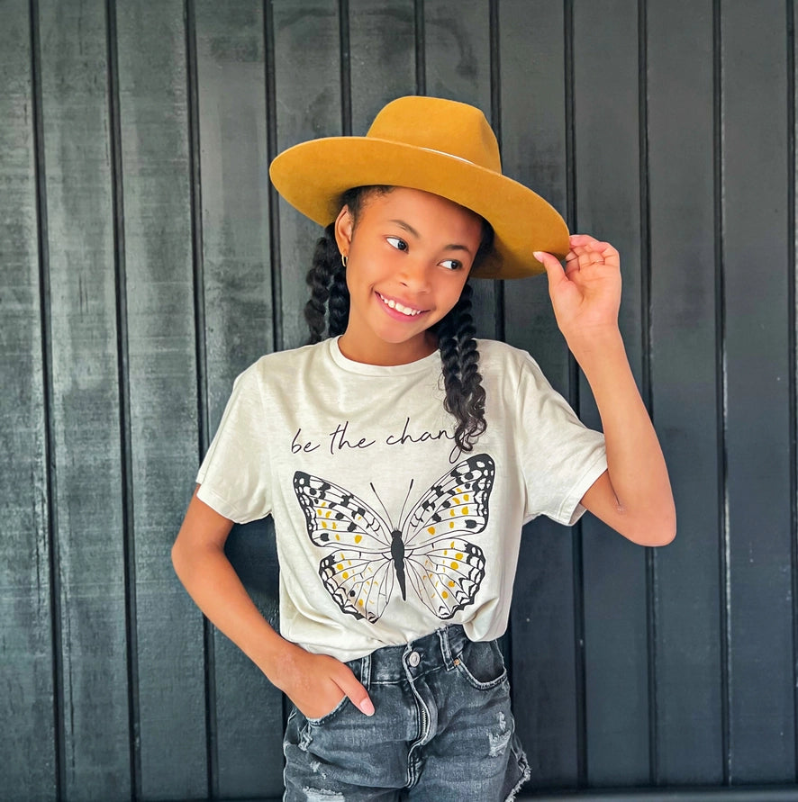 Be the Change Butterfly Tee