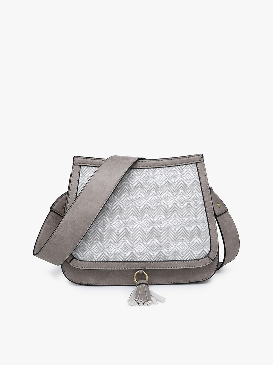 The Bailey Crossbody- Grey
