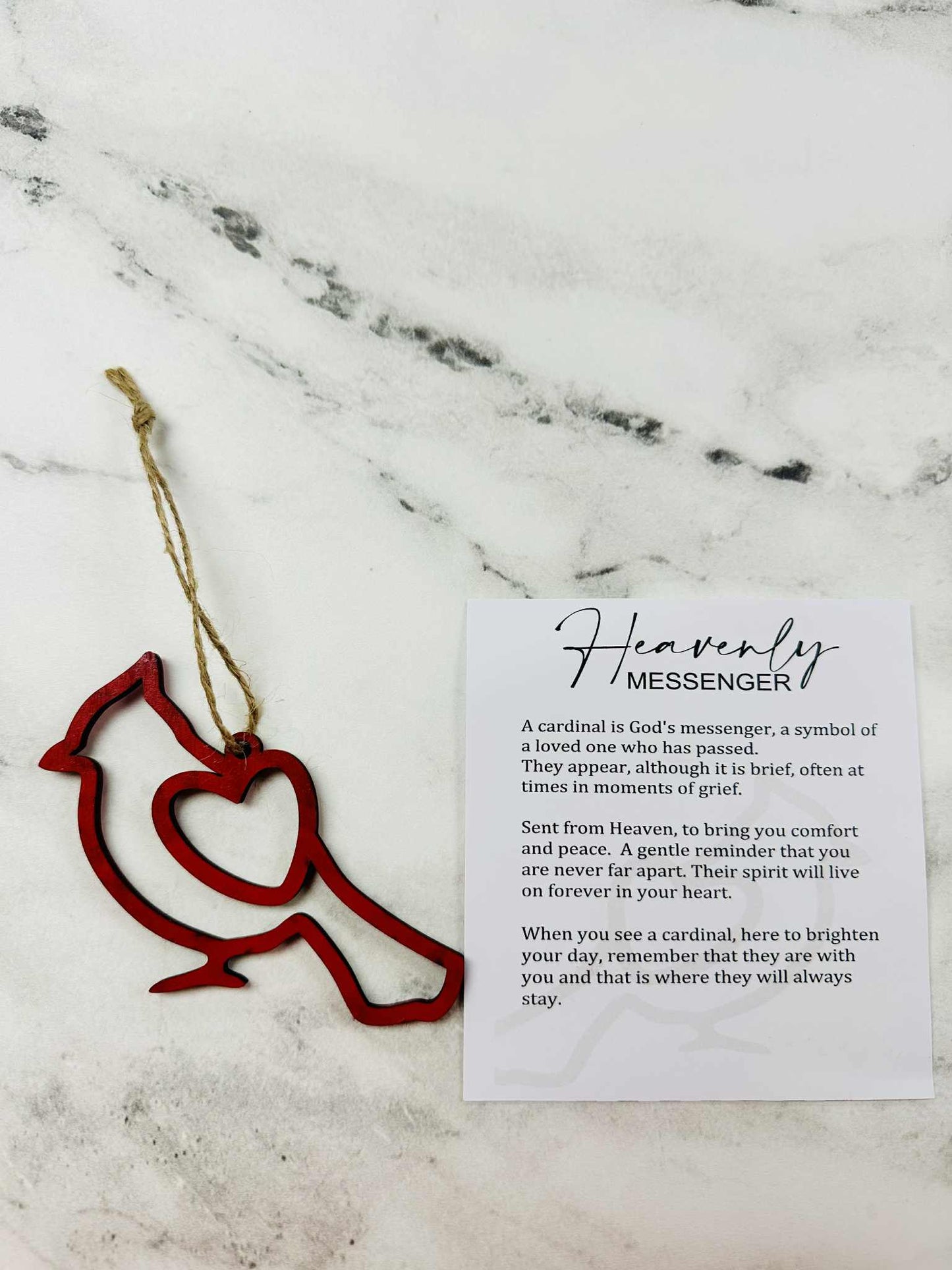 Heavenly Messenger Cardinal Ornament