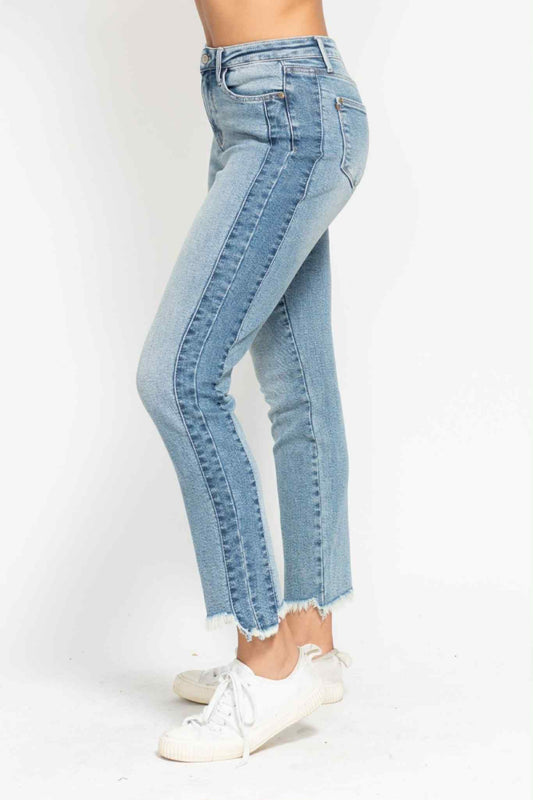 Judy Blue Vintage Wash Side Panel Jean