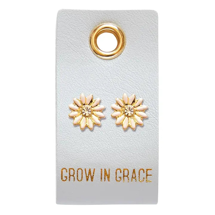 Stud Earrings - Grow in Grace - Flower