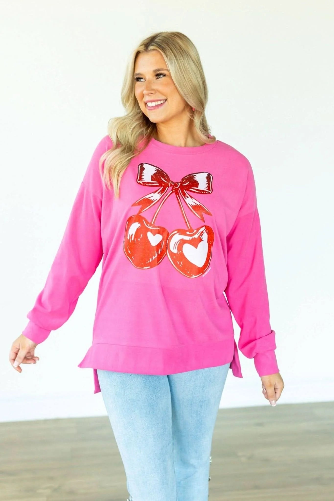 Heart Cherries Sweatshirt