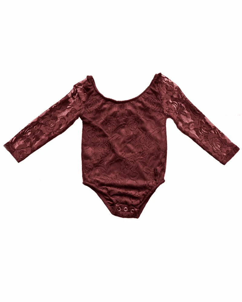 Lana Lace Leotard - Wine