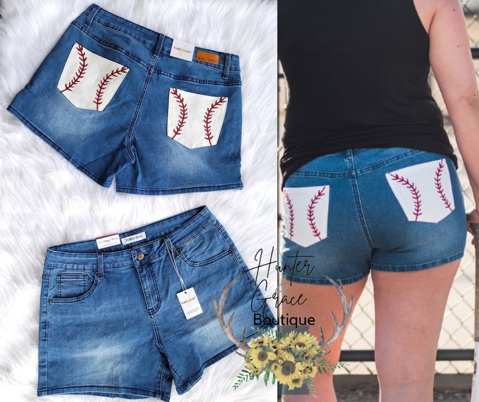 ⚾️ Baseball Pocket Jean Shorts